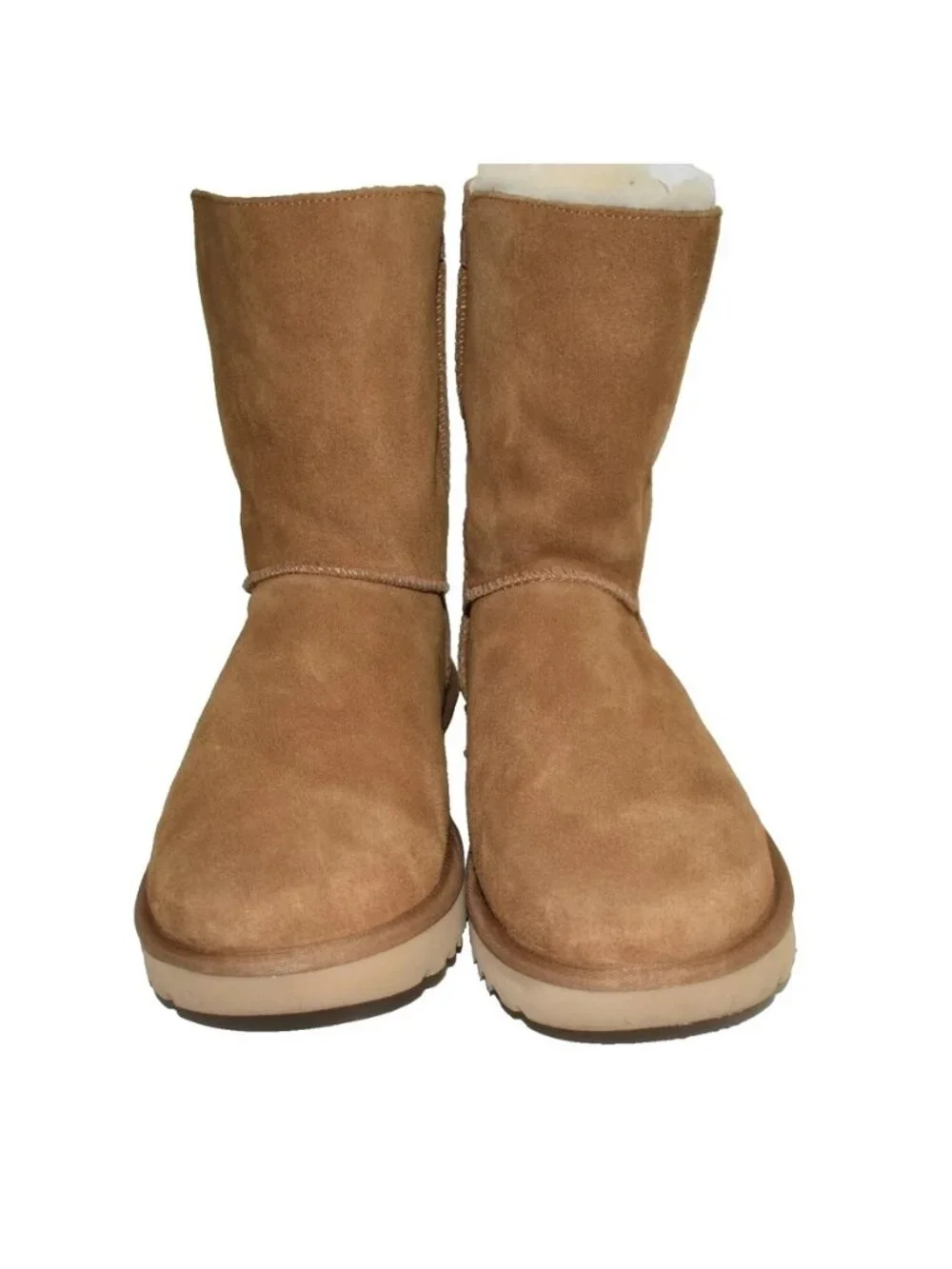 New Ugg Marciela II Genuine Shearling Chestnut Brown Suede Boot 11 1104375 DD23